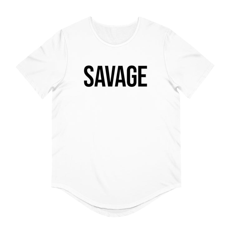 Savage Curved Hem Tee