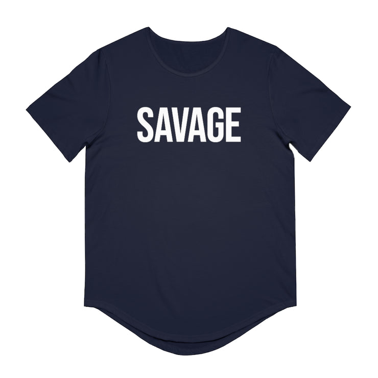 Savage Curved Hem Tee