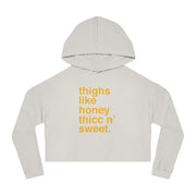 Thighs Like Honey Cropped Hoodie