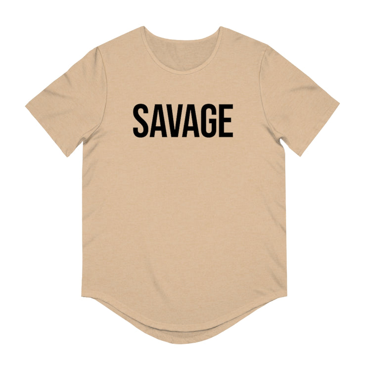 Savage Curved Hem Tee