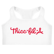 Thicc-Fil-A Sports Bra