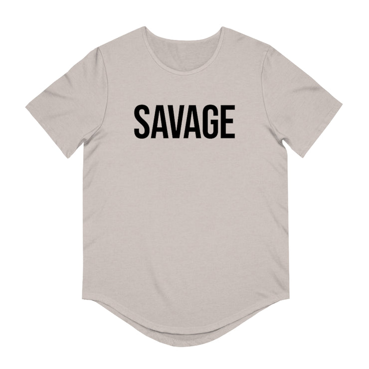 Savage Curved Hem Tee