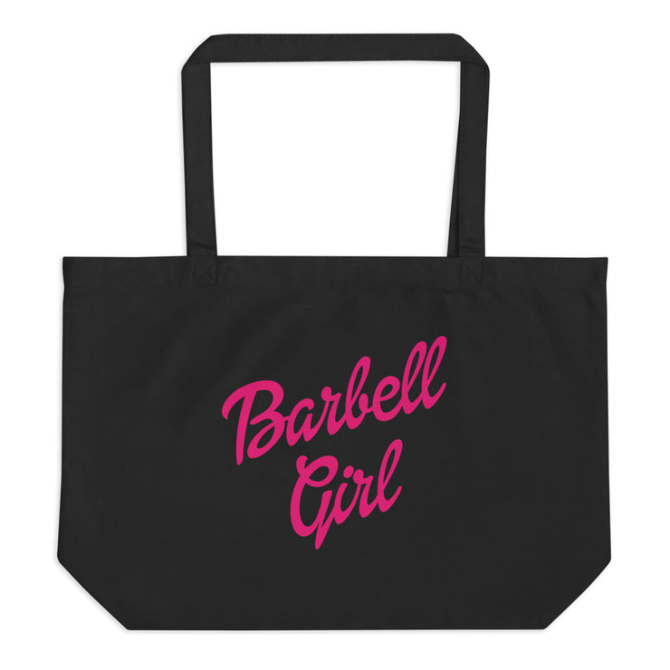 Barbell Girl Gym Tote Bag