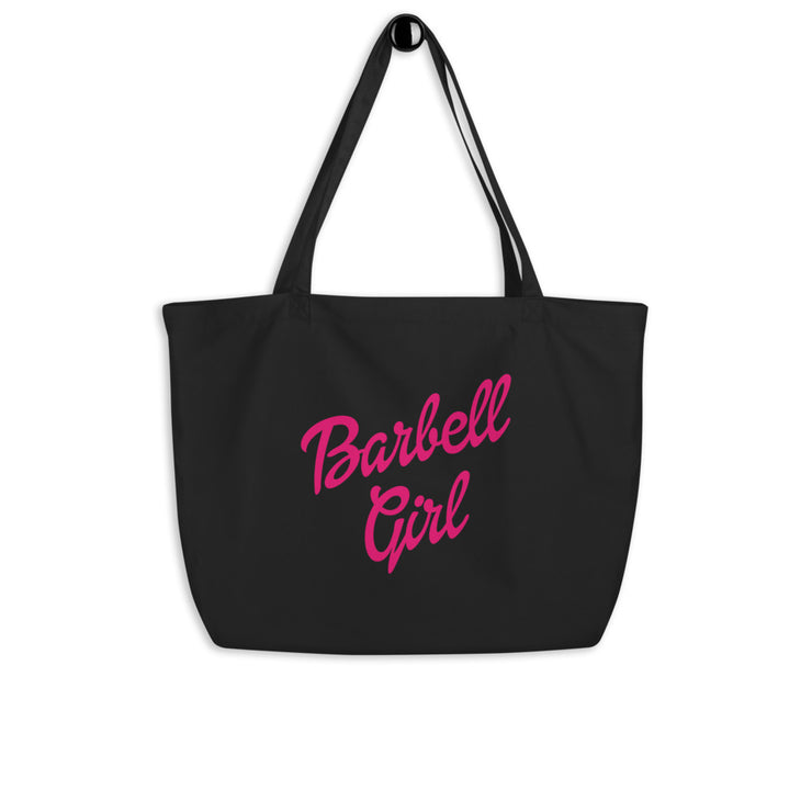 Barbell Girl Gym Tote Bag