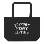 Support Heavy Lifting Gym Tote Bag