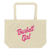 Barbell Girl Gym Tote Bag