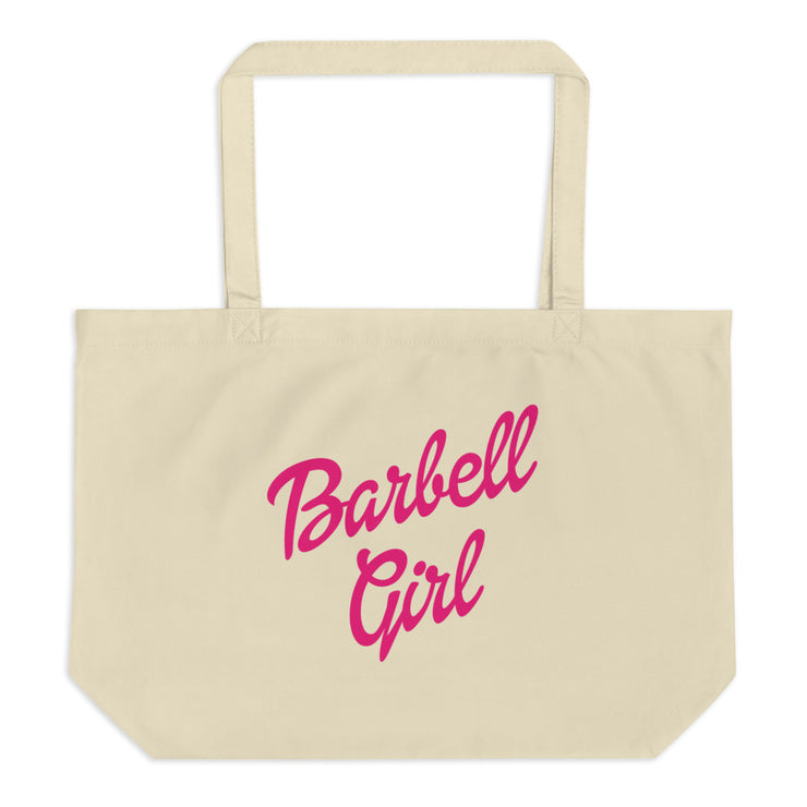 Barbell Girl Gym Tote Bag